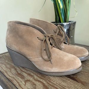 Aldo Tan Wedge Booties